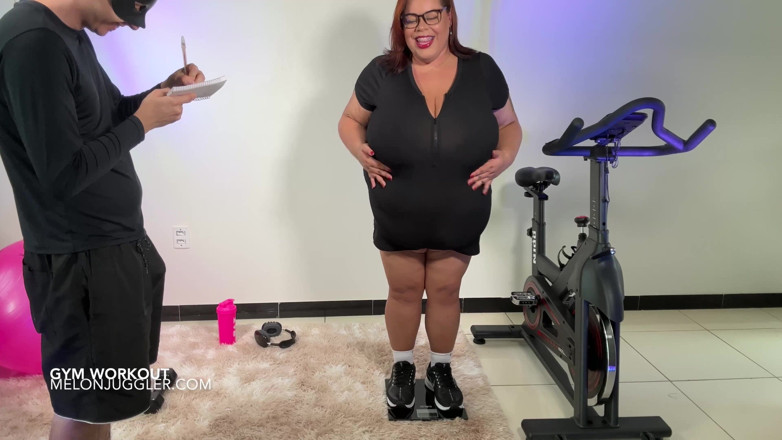 Angel BBW: แองเจิล บีบิวว์ ที่ยิม พร้อมโดนเทรนเนอร์เย็ดกับแตกใน