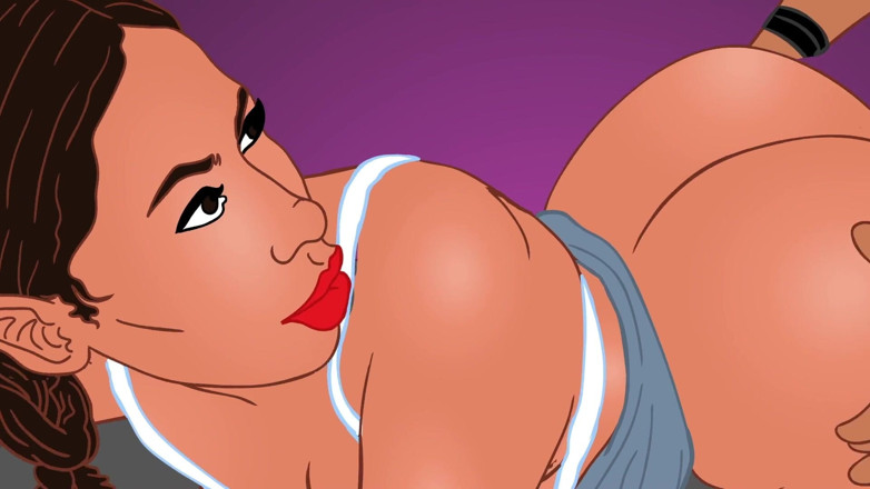 Back Alley Toonz: Gigi große latina in den arsch gefickt
