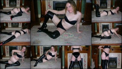 Littlevixen: Pelacur Haley dengan sepatu bot tinggi paha