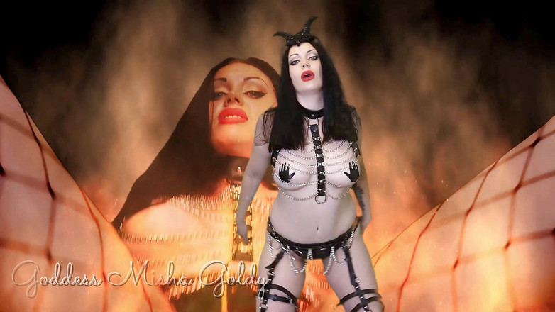 Goddess Misha Goldy: Prostě nepřestávejte honění! Tvůj orgasmus ukončí tvůj život a dá mi...