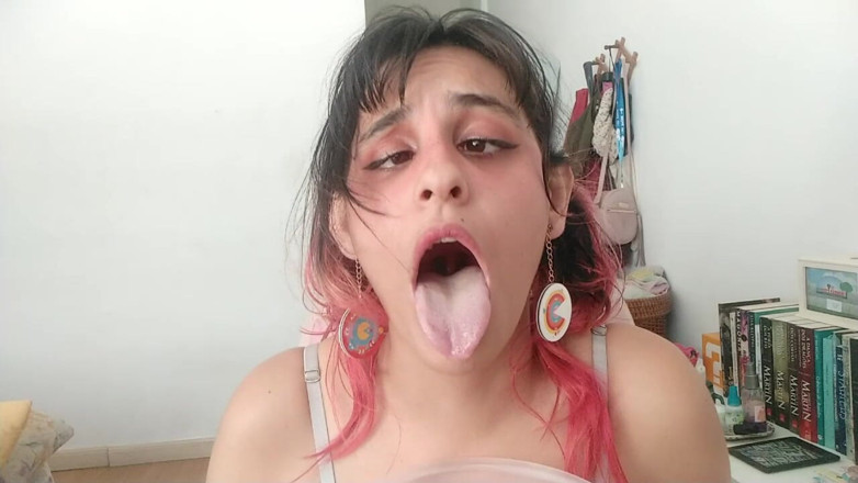 Ms Candy Bunny: สาวร่าน Bimbo โง่ขโมยน้ําเงี่ยนของมึง! - Ahegao &amp; Spit
