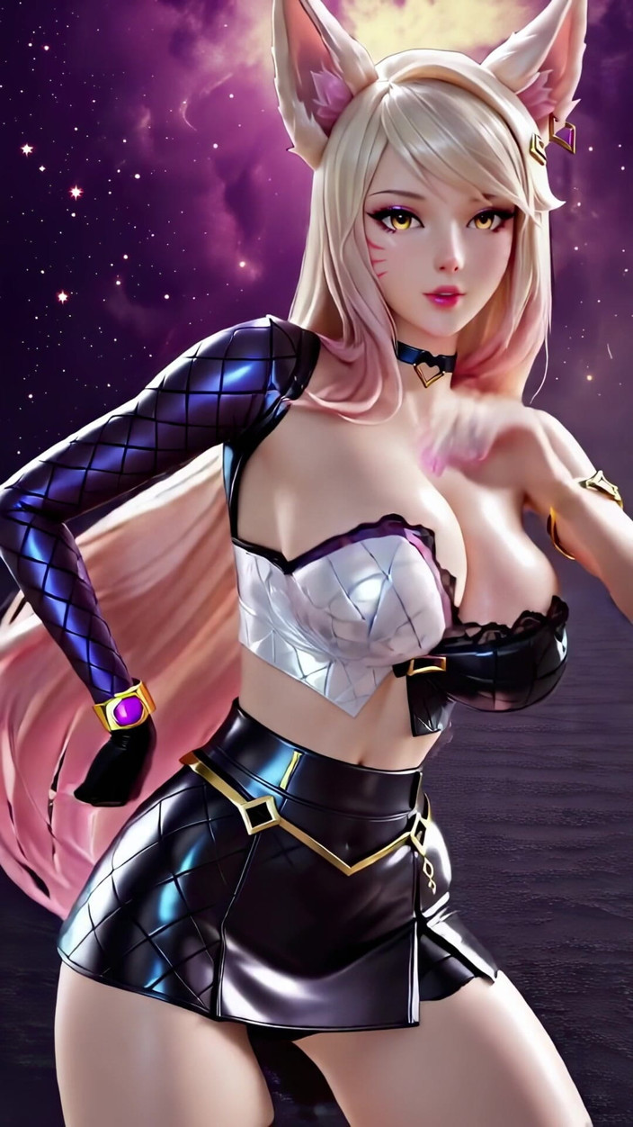 3D-Hentai Games: Tarian memikat Ahri (ive - Love Dive)
