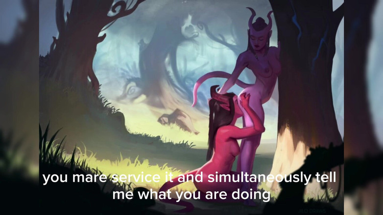 Angular Dominique: Lesbische dominanz: du bist meine kuh-schlampe und du musst meinen...