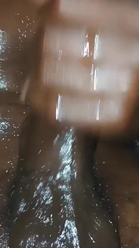 Cms Stroking His Big Black Cock (bbc) with Lots of Oil