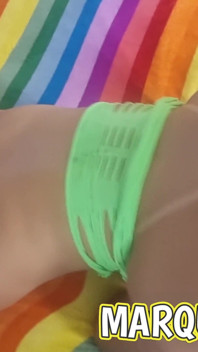 Eu fodi a bunda da camgirl antes do show