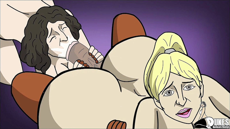 Dukes Hardcore Honeys: Брат трахает 3 арабских милф с большой попкой