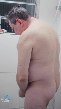 Stepdaddy Carlos Taking a Shower