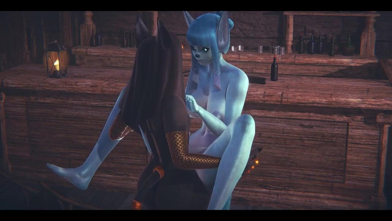 HentaiTubes: Furry Hentai Pokemon - Glaceon Hardsex with Anubis the Dog - Japanese...
