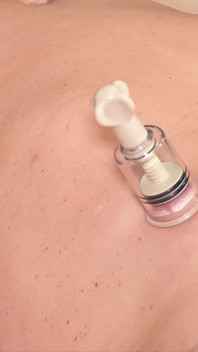 Femdom POV Blowjob with Eye Contact While You Are Tied Down to the Bed and Waiting to Orgasm