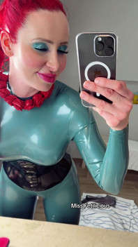 I Love Wearing Neck Entry Catsuits