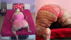 Worshipped by Alex: Pavoučí síť punčocháče sedí na obličeji od SSBBW