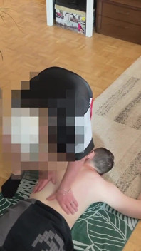 Mature Masseur Convinced to Get a Blowjob by Mike