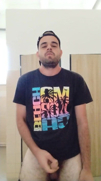 Cum in Work at Wc