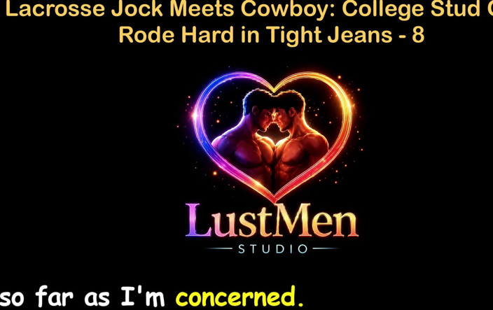 LustMen: Anglický audio gay sexuální příběh - Lacrosse Jock Splňuje kovboje: Vysokoškolský...