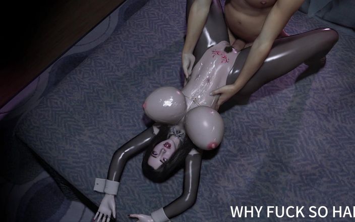 Why fuck so hard: 3D velký zadek asijské zralé milf podvádění s BBC