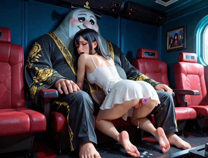 My night collection: Ela só queria assistir o filme, mas tem sua bunda...