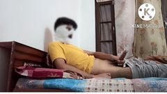 Desi__Panda: Hetero gay chlapec masturbace ve spodním prádle