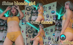Sofi_elfqueen: La ragazza bionda splende fa una danza sexy per te