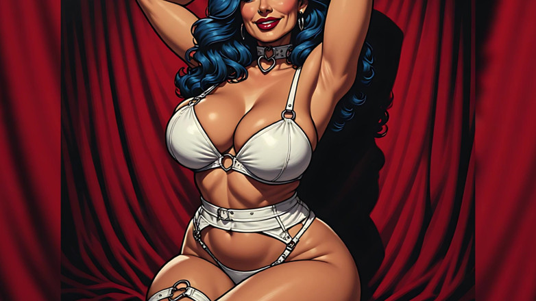 AI Porn: Pin-up Babe Art