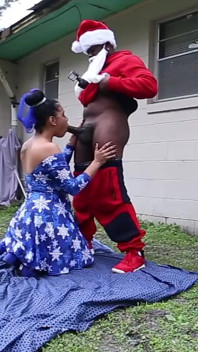 Santa Empties His Sack Into a Ho Ho Ho