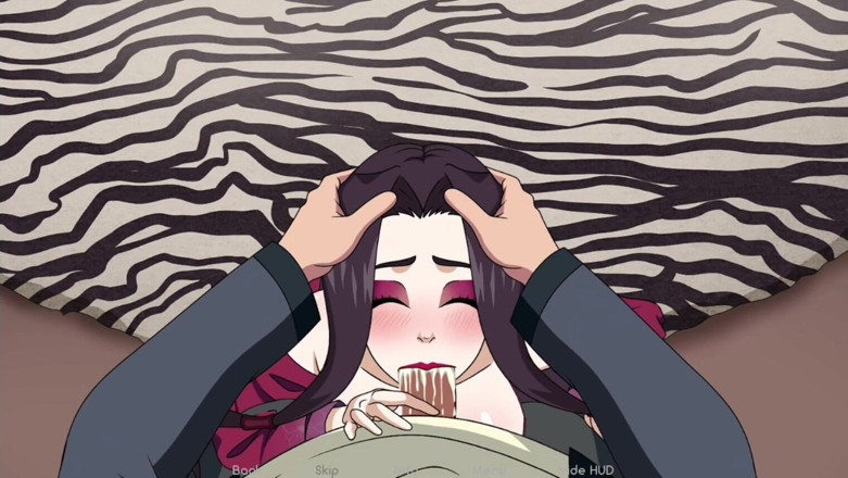 The anime king: Heiße MILF gibt einen intensiven schlag