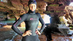 UKCuteGirl: Pertemuan gua Wetsuit: keseruan rahasia sama orang asing misterius