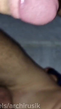 Cum Dripping on a College Student! Cum Eating!