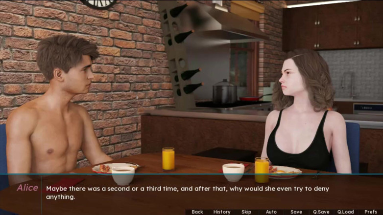 Visual Novels: Perfume de verão parte 5 (rota da meia-irmã)