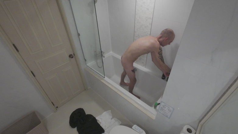 Big dick dadddy: Secret Shower Cam Caught Me Touching Myself
