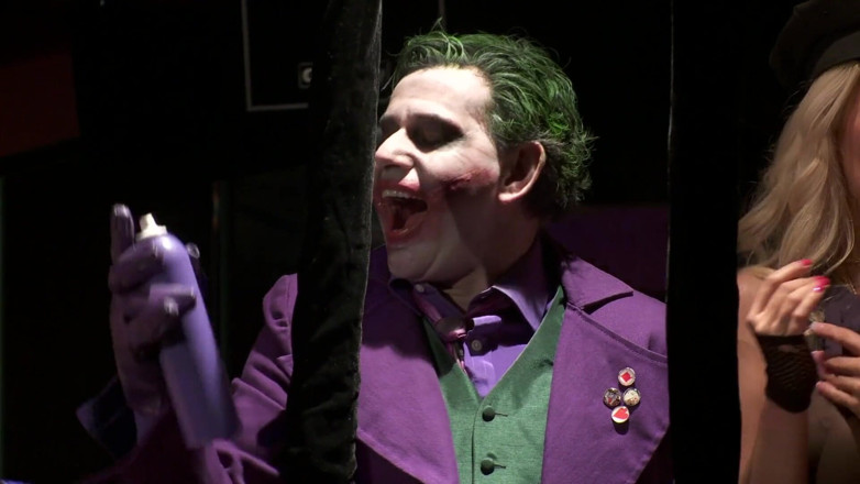 CBD Media: Batman joker and catwoman having orgy in the club.