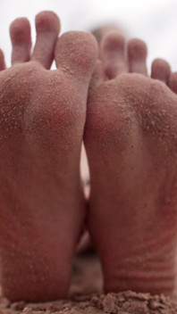 Worship My Feet on Public Beach and Get My Permission to Cum