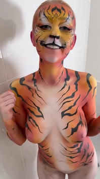Tiger Bodypaint sprcha sólo hra