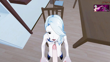 Hentai Smash: Sae niijima lagi asik nyepong kontolmu dan telan sperma hangat -...