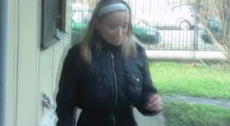 Femdom Austria: Cute Teen Smoking Cigarette Outdoors