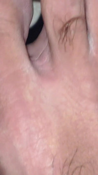 Porra no meu pé, close-up algumas partes do meu corpo