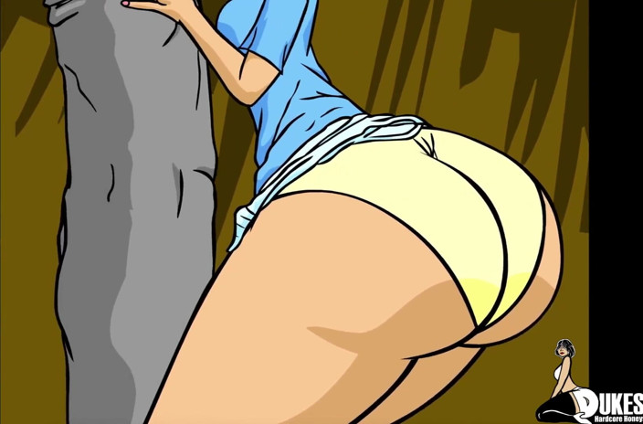Dukes Hardcore Honeys: MILF dilatih untuk mengambil zakar hitam di pantatnya