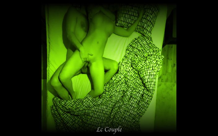 LC couple: Una visione notturna dalla coppia amatoriale in camera d'albergo