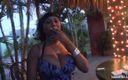 Smoke it bitch: Rondborstige smokey Dominicaanse dame