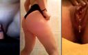 Mirelladelicia striptease: Striptease, exhibitionist en masturbatie