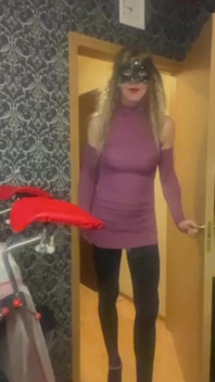 Sissy Anal Training with Mature Mistress
