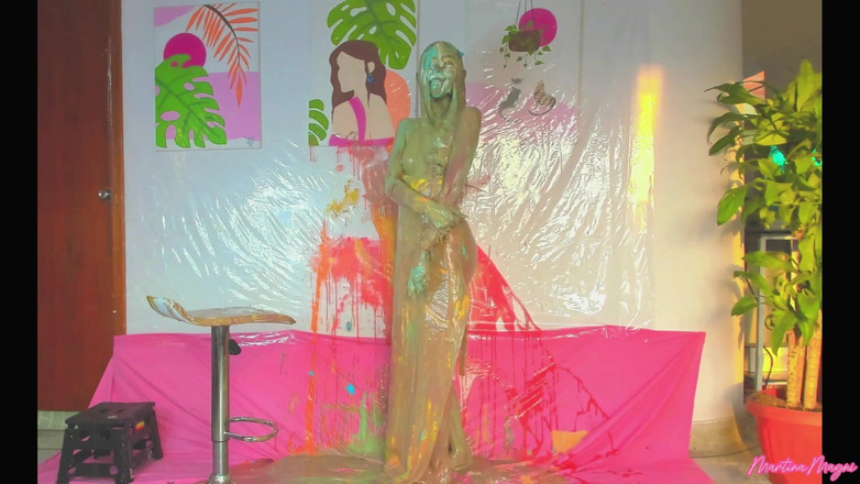 MartinaMagni: Wam!! 앞치마가 있는 점액 재해