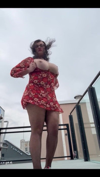 Some Rooftop Posing in Lincoln, Nebraskai