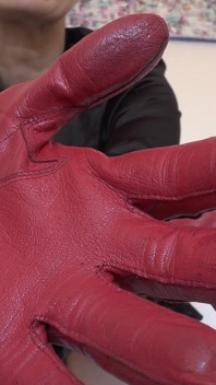 Red Leather Gloves-the Scent of Leather Makes You Weak, Lady Victoria Valente