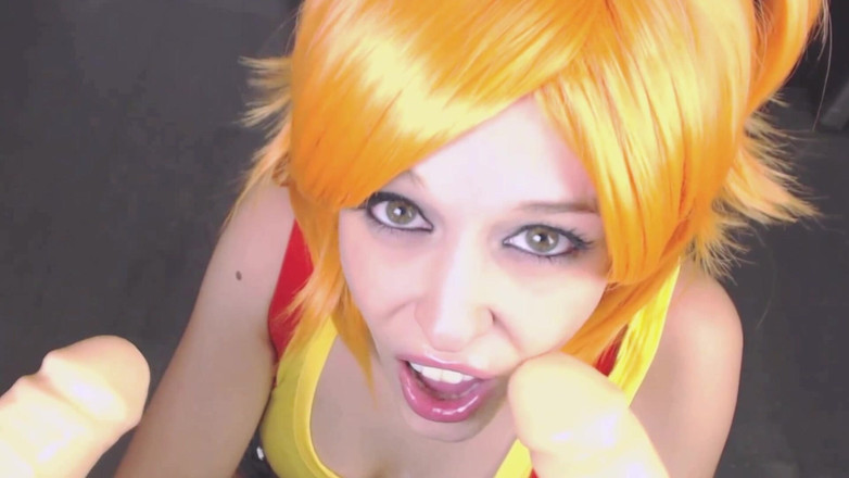 Candystart Videos: Misty pokemon doppio pompino. Facciale