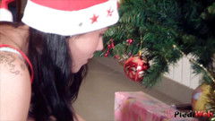 Best Nylon Feet Videos: 彼女のクリスマスの精神でペトラ