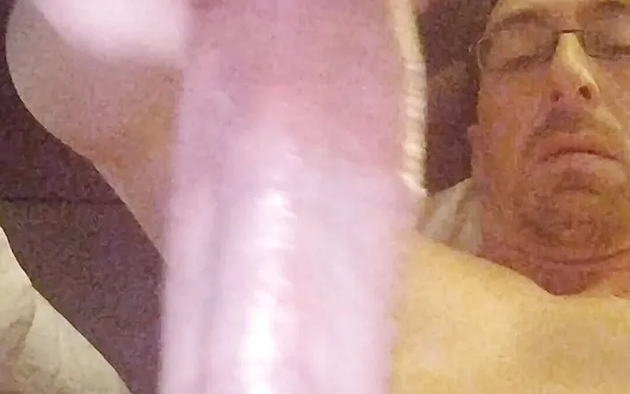 Big Daddy Dommmm: Slowly playing with my dick with messy vaseline from balls...