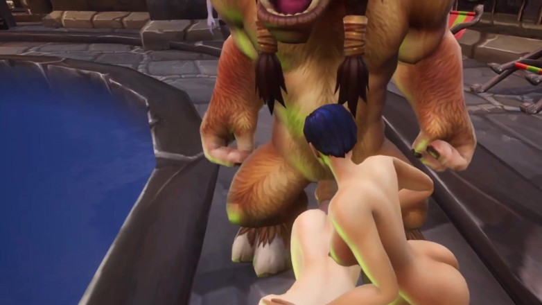 Wraith ward: Ass smashed by Minotaur
