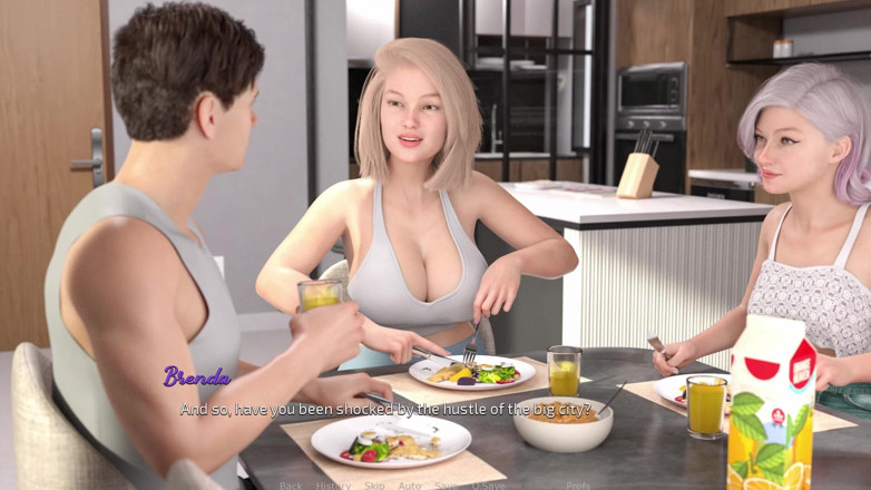 3D Cartoon Porn: 成长 5 - 卢卡斯玩贝拉的身体，然后梦想布兰达的大奶子
