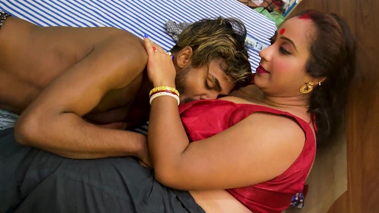 Xtramood: Desi Stepaunty Comes Her Neighbor Boy's Home and Wants to...