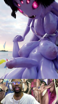 Thicc Milky Waifu Busts a Huge Nut